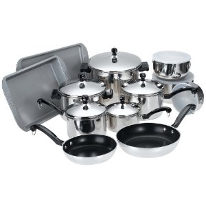 17-Piece Nonstick Cookware Set — Farberware Cookware